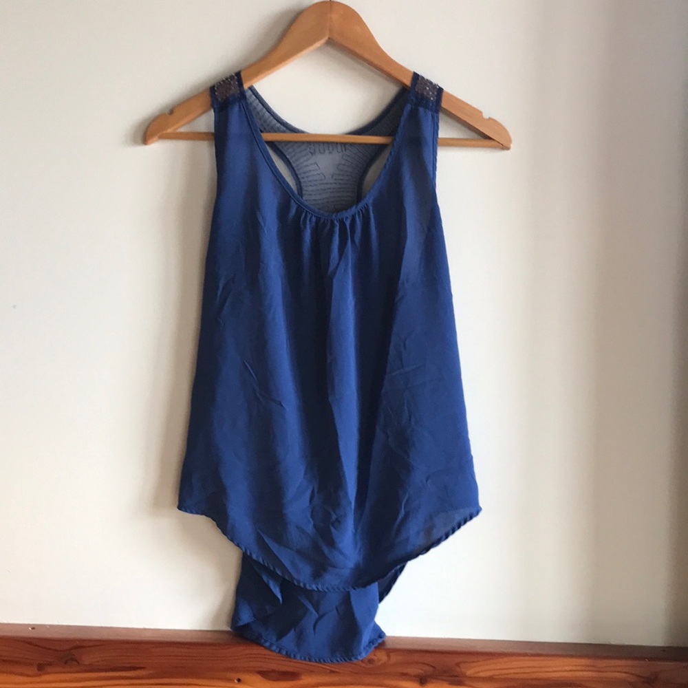 Women’s blue blouse